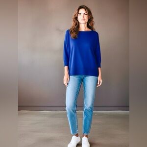 Kinross 100% cotton Blue Women's Sweater